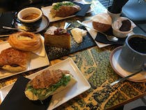 Enjoy coffee and vegetarian dishes at Cafe Vert