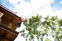 Explore the treetop rope course at Go Ape Battersea