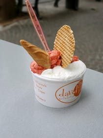 Indulge in gelato at Gelateria David