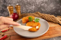 Tuck into delicious fish and chips at Stones