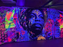Explore the neon artworks at Colors Festival London