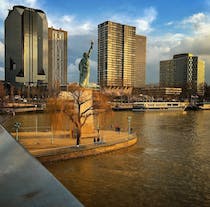 Take in the stunning views at Pont de Grenelle