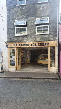 Grab a cone from Salcombe Dairy Ice Cream