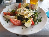 Try Greek treats at Restaurante Santorini