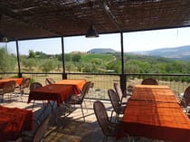 Try the steak while enjoying the view at Il Piattoforte