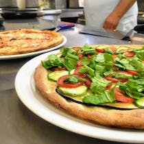 Try the pizza at Il Vecchio Mulino Saline