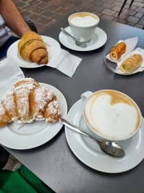 Grab coffee and pastries at Caffè & Caffè di Angela Cuomo
