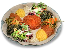 Try Ethiopian cuisine at Abyssinia Café