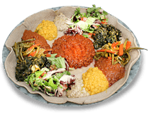 Try Ethiopian cuisine at Abyssinia Café