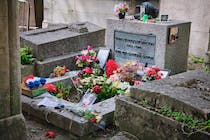 Pay your respects to rock royalty at Jim Morrison's Tomb
