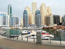 Stroll along the Marina Walkway