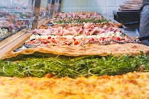 Taste the authentic pizza at Bonci Pizzarium