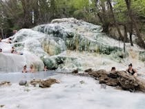Bathe in Tuscany's sulphurous hot springs at the White Whale