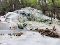 Bathe in Tuscany's sulphurous hot springs at the White Whale
