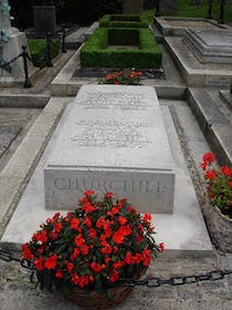 Visit Winston Churchill's grave at St Martin's Church