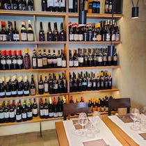 Select a bottle at MAJER Giudecca