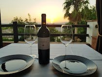 Enjoy sunset views over dinner at Venta Valdivia
