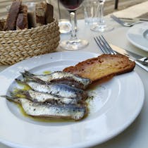 Enjoy small plates and wine at Caluche