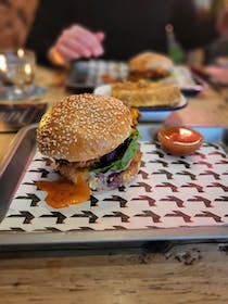 Grab a burger at The Blackbird