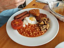 Enjoy a delicious English breakfast at Neli G's