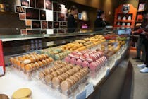 Try unique macaron. flavours at Pierre