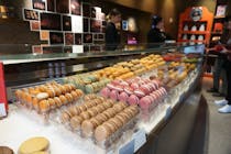 Try unique macaron.    flavours   at Pierre           