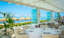 Enjoy sea views over lunch at Besaya Beach