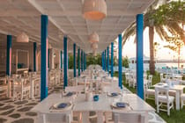 Try the Greek and Turkish cuisine at Fish Beach Taverna