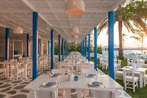 Try the Greek and Turkish cuisine at Fish Beach Taverna