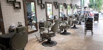 Get a fresh cut at Black Mustache Gents Salon