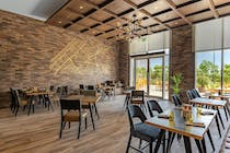 Order a steak at FireLake Grill House