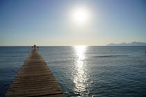 Step out on the Pier at the Charming Moll de Fusta