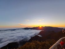Take in the breathtaking views at Bica da Cana pinnacle