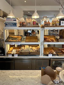 Grab lunch or a pastry at Ginger & White