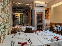 Try the authentic Italian dishes at Ristorante Sughero