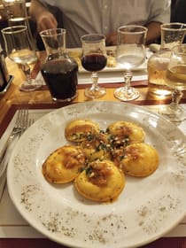 Try the fantastic Italian dishes at Osteria La Contrada