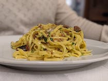 Feast on pasta at Osteria Sali e Tabacchi