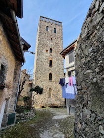 Explore the historic Torre di Maggiana