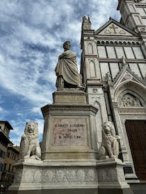 Grab a photo at the Monument to Dante Alighieri