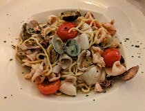 Enjoy the seafood pasta at L'Osteria di Giovanni