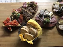 Overlook vineyards as you dine at Chiosco Ai Renai