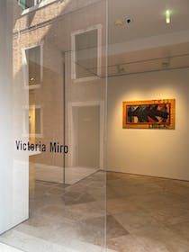 Admire the artworks at Galleria Victoria Miro