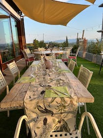 Dine with a view at Osteria Familiare Caffè Haus