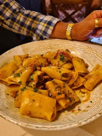 Gorge on pasta at Osteria del Pesce Rosso