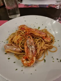 Try the seafood pasta at ZenzeroBlu