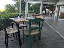 Dine alfresco at Verde Porpora