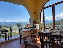 Dine with a view at Trattoria Zini e Ferrari