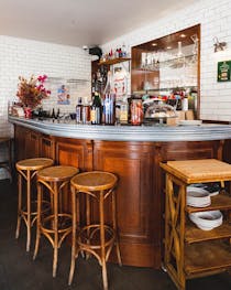 Have dinner in a retro bistro at Au Bon Coin