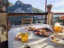 Enjoy the stunning views at Bar Alimentari