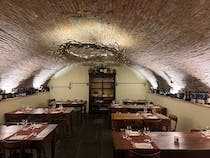 Enjoy a romantic dinner at Crotto del Sergente
